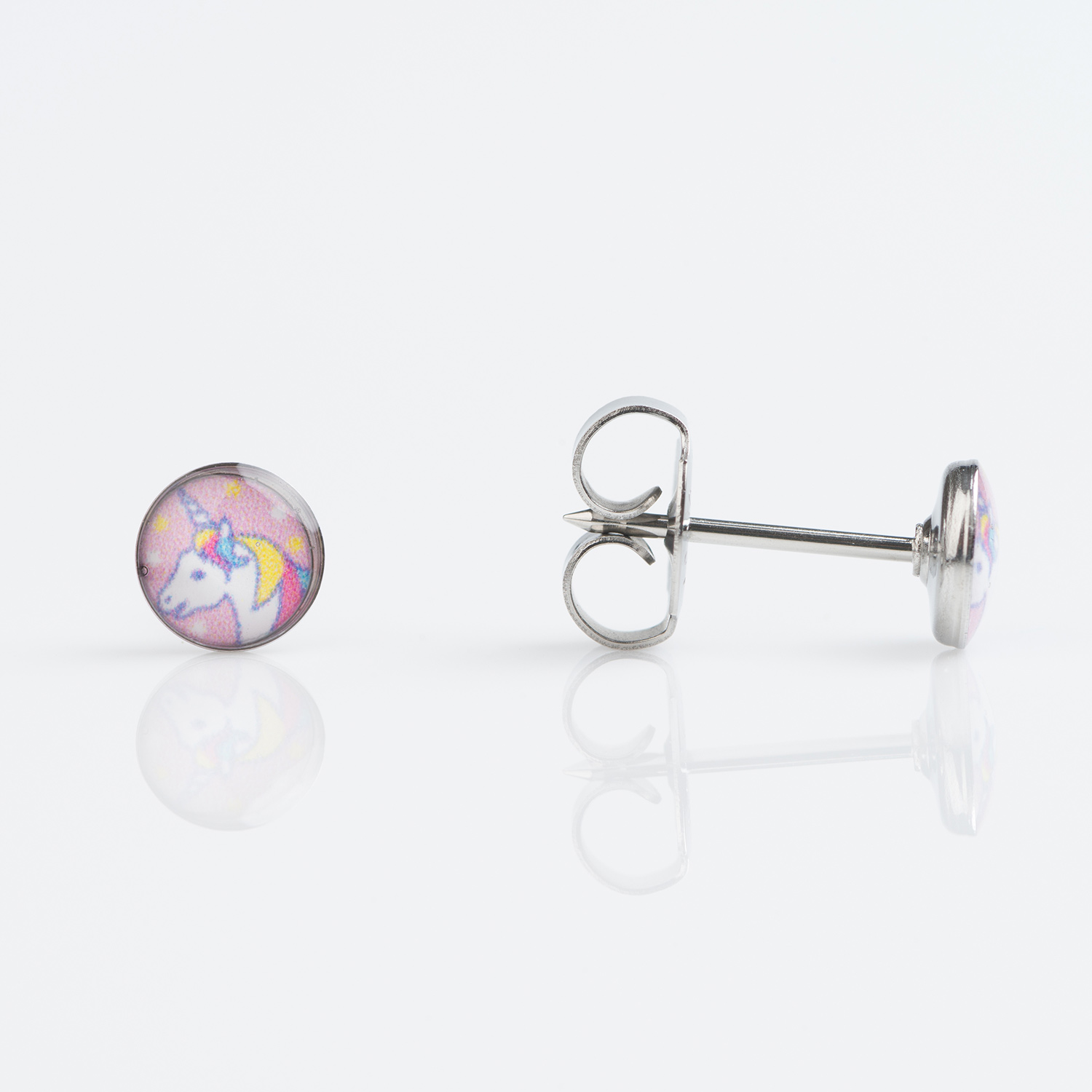 System 75™ 6mm Stainless Steel Unicorn Piercing Studs
