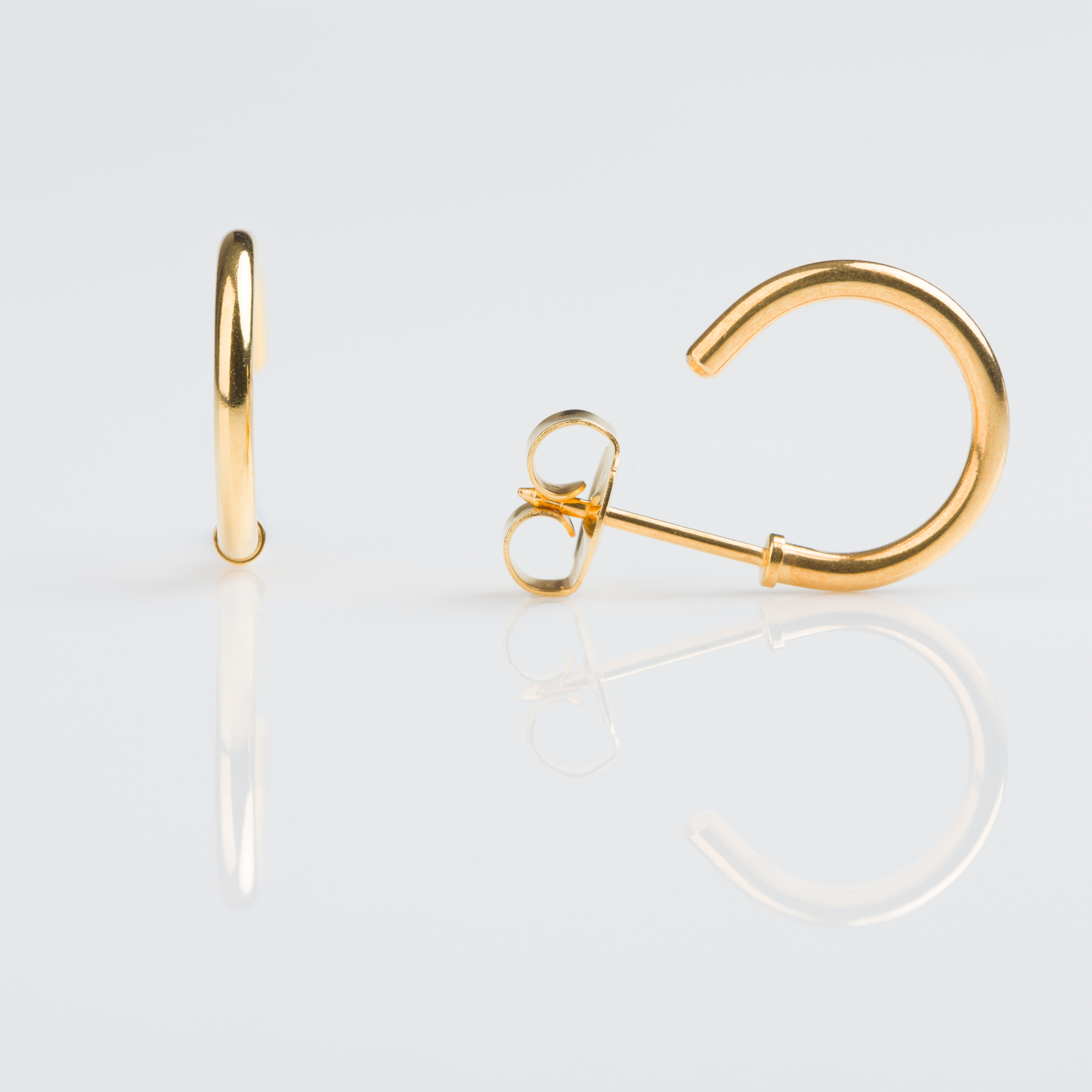System 75™ Gold-Plated 1/2″ Piercing Hoops