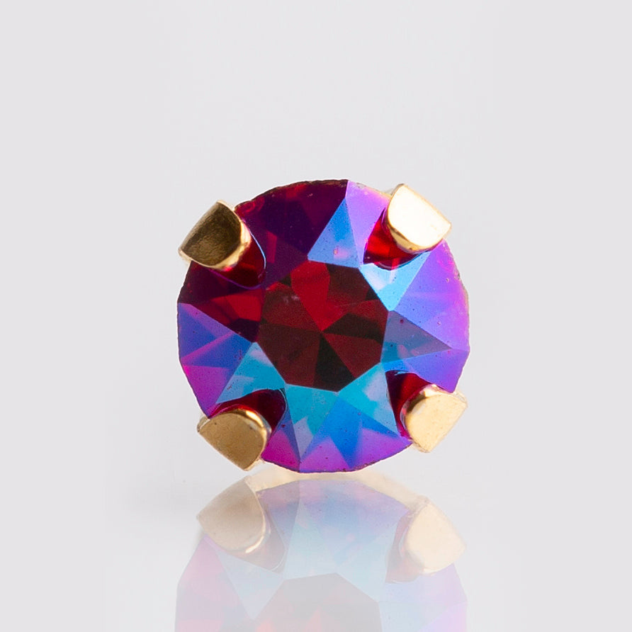 System75™ Gold-Plated Light Siam Shimmer Crystals