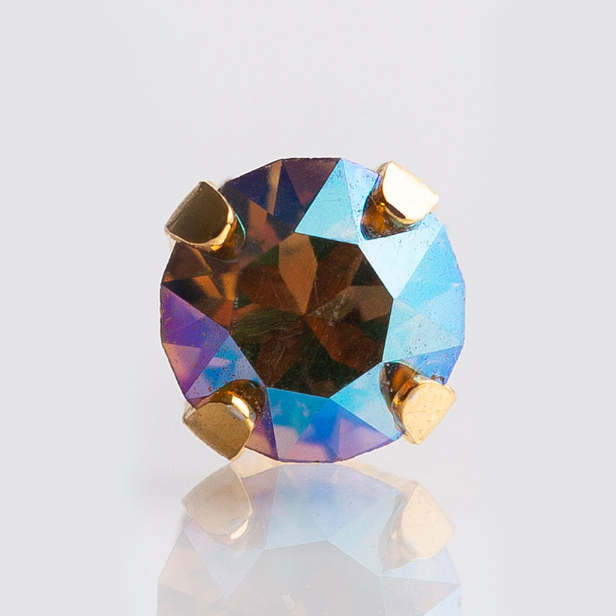 System75™ Gold-Plated September Sapphire Shimmer Crystals