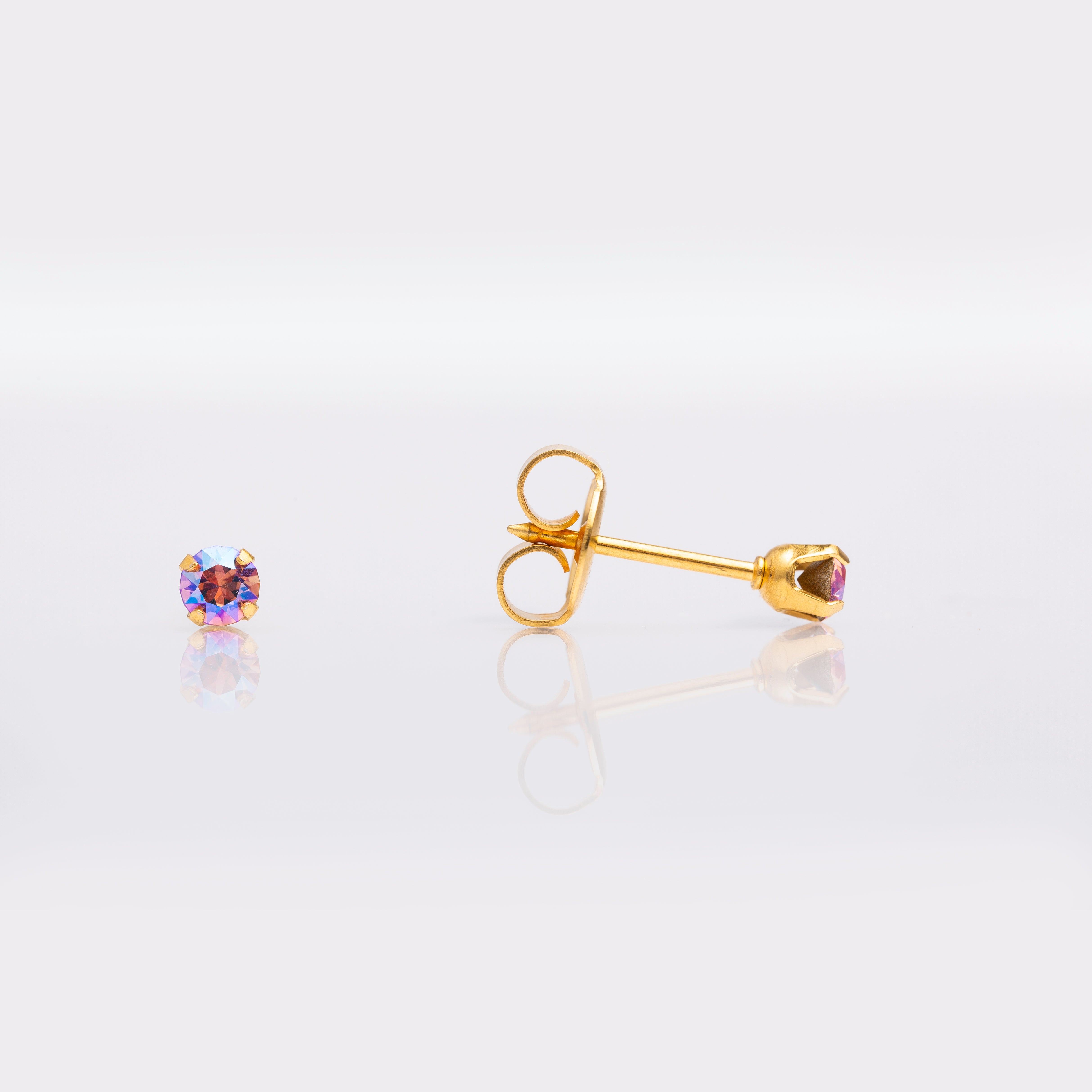 System75™ Gold-Plated Light October Rose Shimmer Crystals