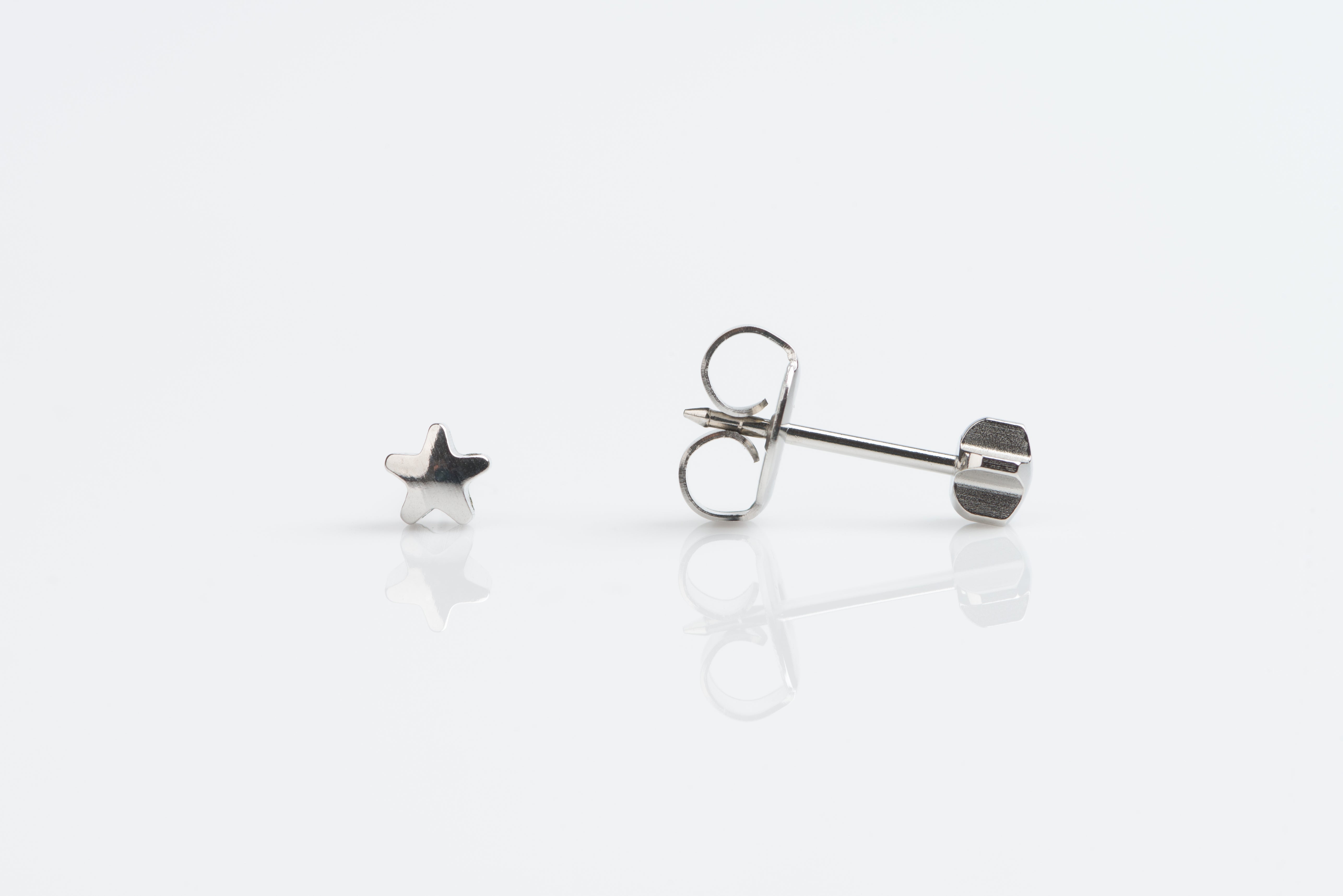 System 75™ 4mm Stainless Steel Star Piercing Studs