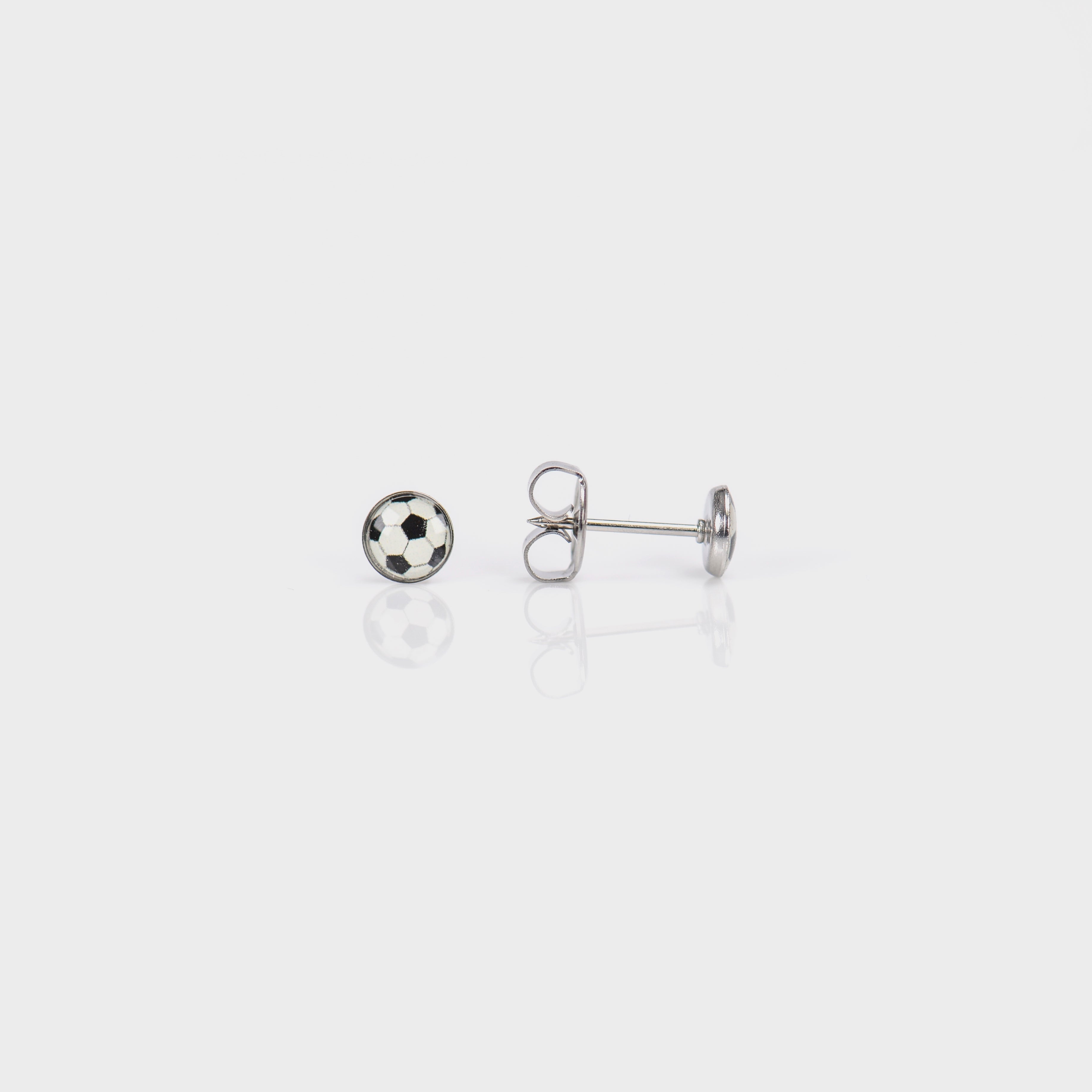 System 75™ 5mm Stainless Steel Soccer Ball Piercing Studs