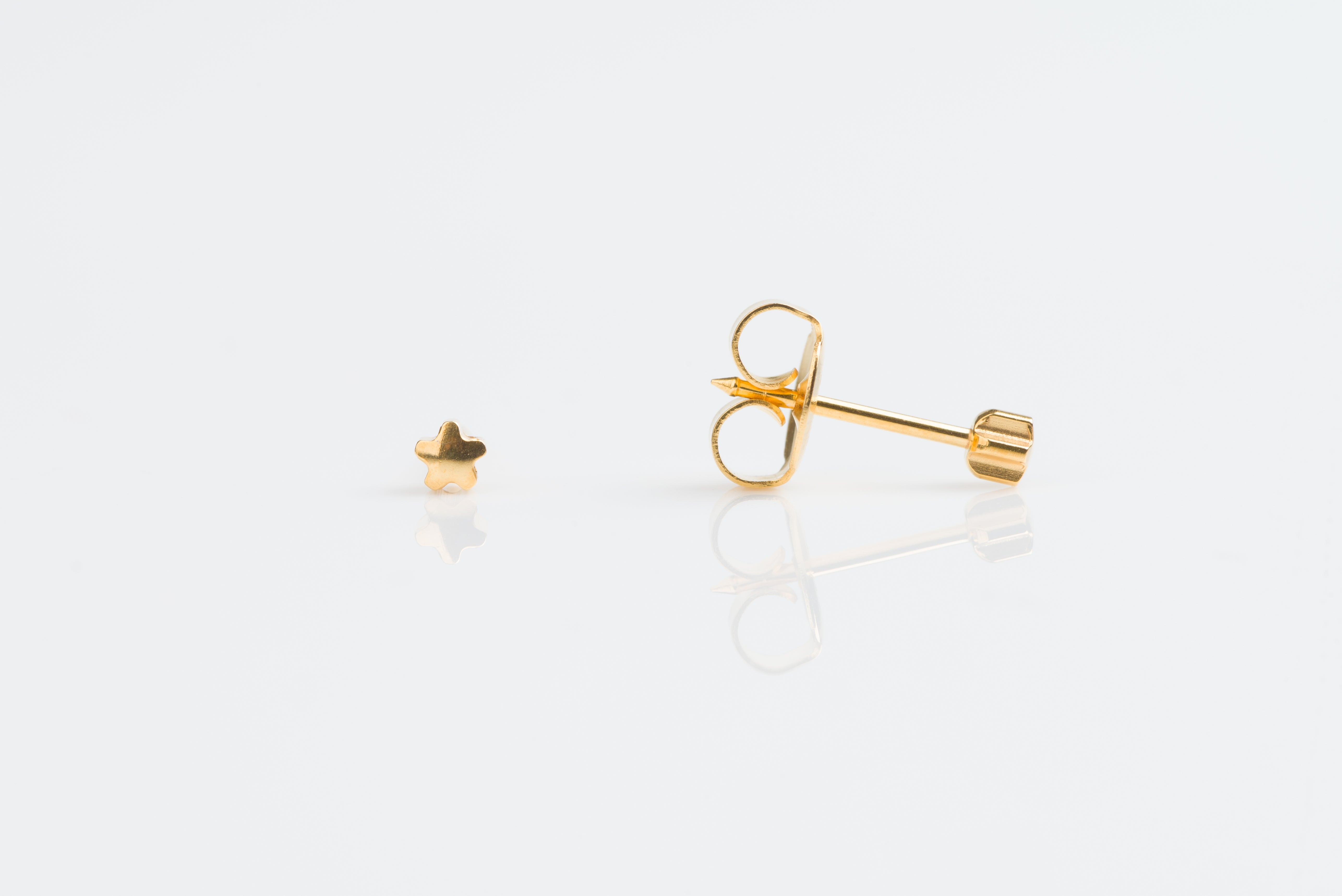 System 75™ 3mm Gold-Plated Star Piercing Studs