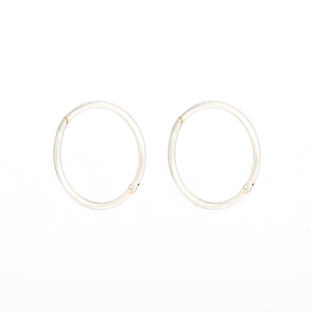 Sensitive Sterilized Stainless Steel 18-Gauge 1/2″ Smooth Hinged Hoops