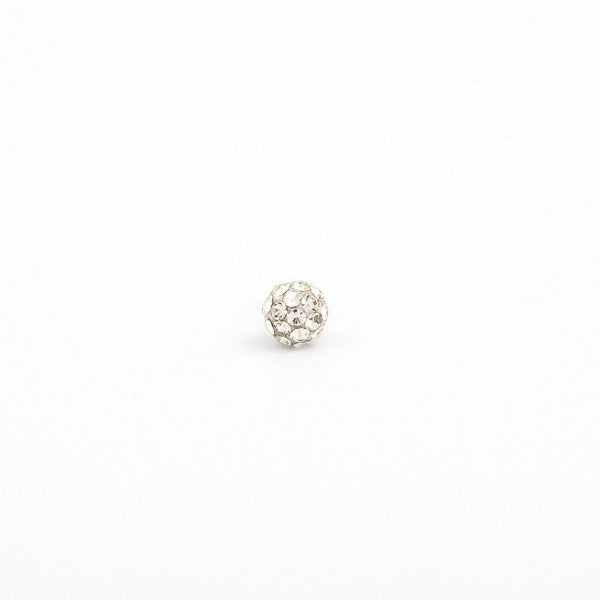 Sensitive Puff Pad Stainless Steel 4.5mm April Crystal Fireballs
