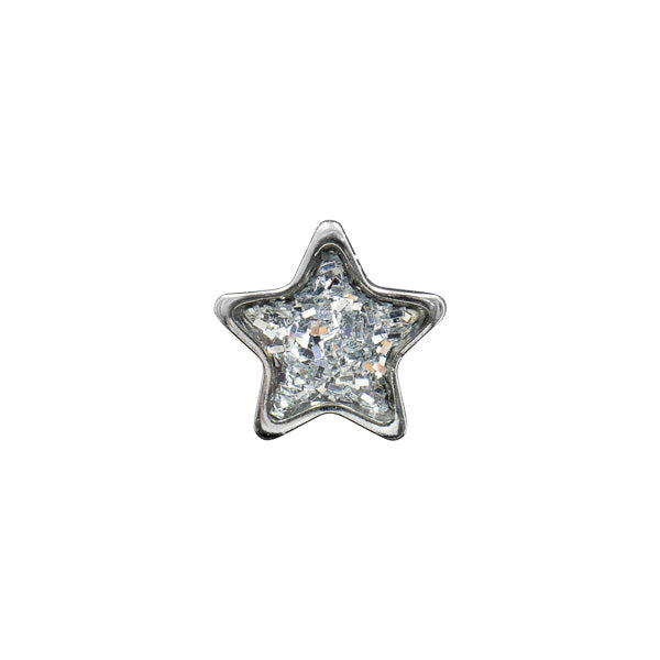 Sensitive Puff Pad Clear Glitter Stars