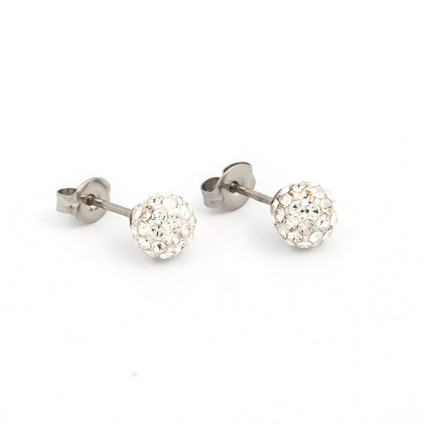 Sensitive Puff Pad Stainless Steel 6mm April Crystal Fireballs