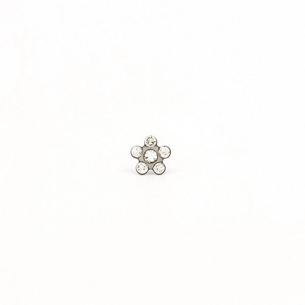 Sensitive Puff Pad Stainless Steel April Crystal Daisies