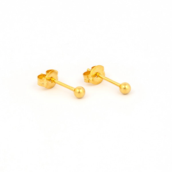Sensitive Puff Pad Gold-Plated 3mm Balls