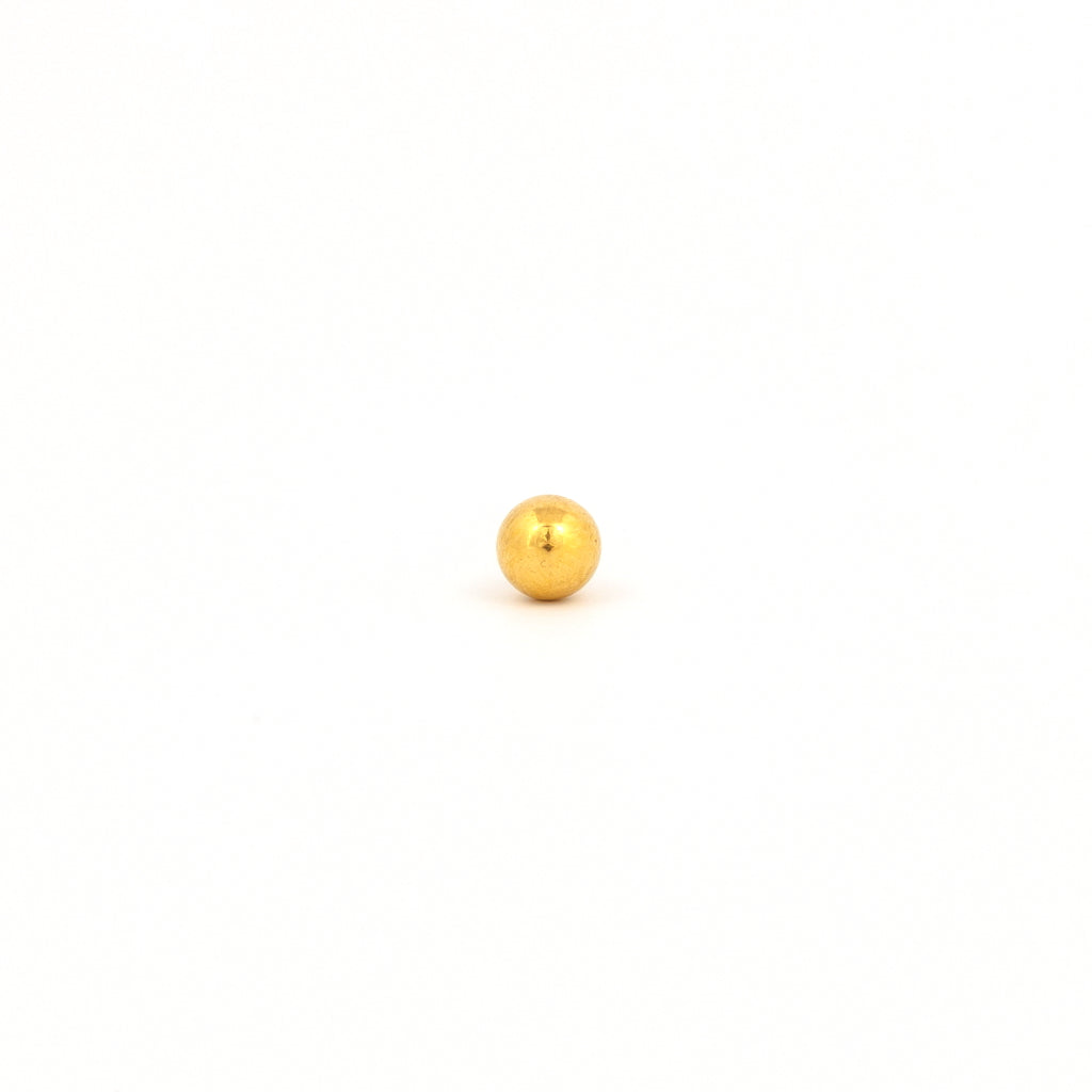 Sensitive Puff Pad Gold-Plated 4mm Balls