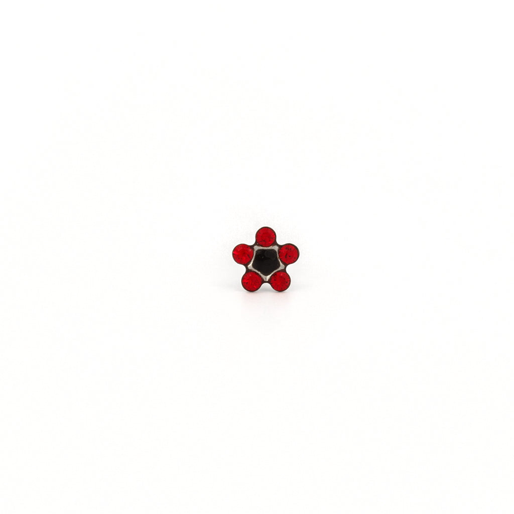 Sensitive Puff Pad Stainless Steel July Ruby/Jet Daisies